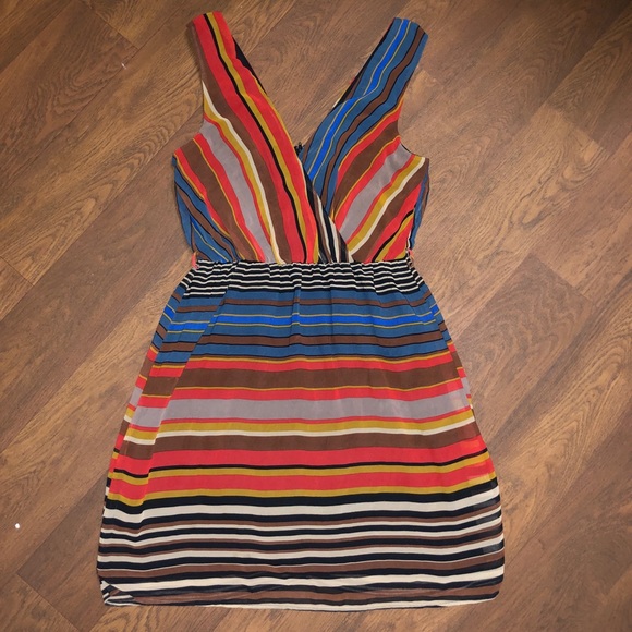 Zealous Striped Dress | Size Medium | M - Picture 1 of 6
